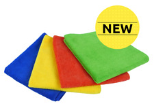 10 Quality Large Soft Microfibre Cleaning Cloths All Purpose Cleaning 32 x 32cm