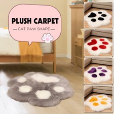 Bear claw shape plush carpet - bear,
