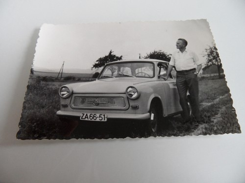 Original old gdr photo trabant - old,