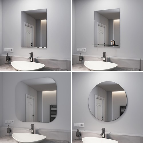 Emke wall mirror frameless - emke,