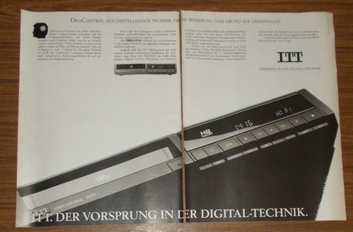 Rare advertising vintage itt - rare,