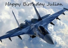Personalised fighter jet card - fighter,