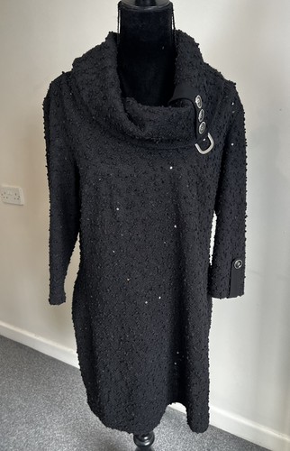 Joseph ribkoff black - black, knitted