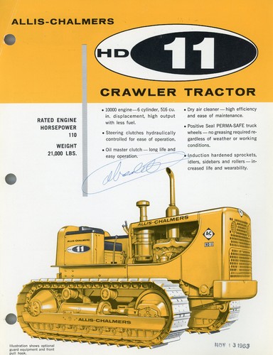 Allis chalmers crawler tractor - chalmers,