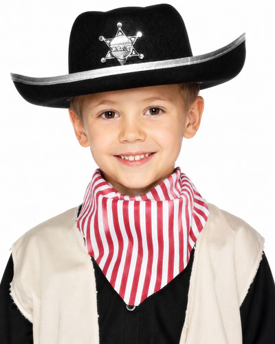 Kids black cowboy - kids, sheriff