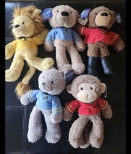 RARE COMPLETE 2016 Gund Star Trek TOS Plush Set of 5 w/Tags Kirk Spock McCoy+