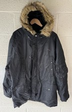 SCHOTT Jacket Mens Large Black