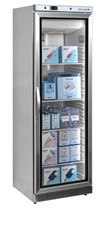 BRAND NEW TEFCOLD UF400VSG GLASS DOOR STAINLESS STEEL DISPLAY FOOD FREEZER