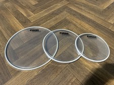 EVANS G1 Tom Size Drum Heads Skins Set Of 3 #OB78
