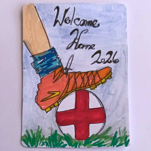 Aceo original welcome home - ,