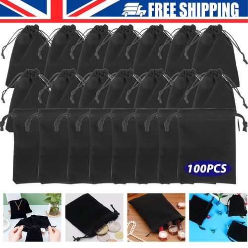 100x soft velvet drawstring - soft,
