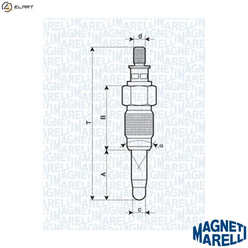 Glow plug 062900056304 for - 4x,