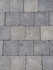 CONCRETE BLOCK PAVING MARSHALLS TEGULA 160X160X50 PENNANT GREY MIN ORDER 3 PACKS