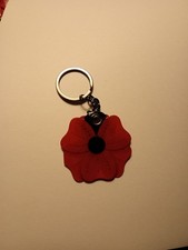 handmade resin red Poppy with
