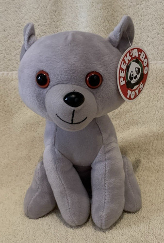 Peek boo toys plush gray - toys,