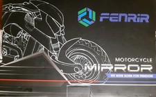 Fenrir Motorbike Mirrors New In Box-High quality Product-mirrors are blue/green