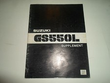 1980 Suzuki GS550L Supplement