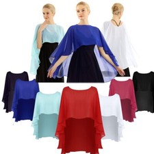 Women Chiffon Cape Shawls