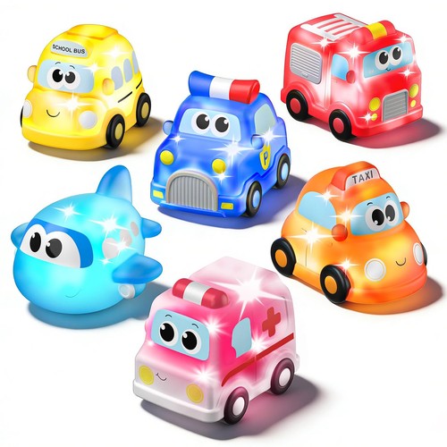 Packs car light baby bath - up,