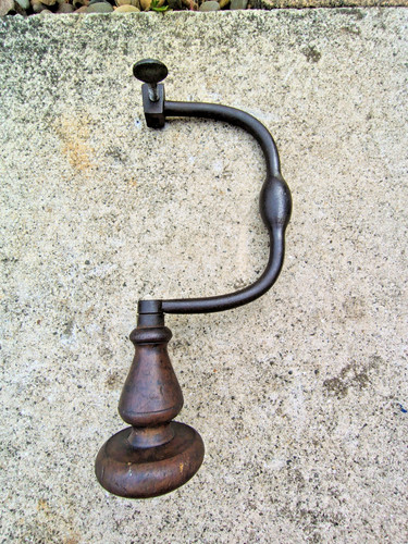 Antique brace drill - antique,