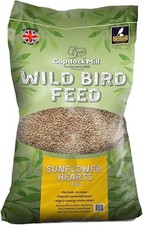 Copdock Mill Sunflower Hearts 20kg  Wild Bird Food for Feeders & Bird Tables