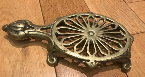 Vintage brass ornate beetle - vintage,