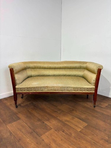 Edwardian mahogany upholstered - edwardian,