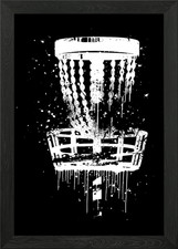 Disc Golf Frisbee Golf Framed
