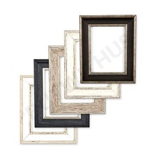 Shabby Chic Picture Frame Photo Frame Poster Frame Vintage Black White Walnut