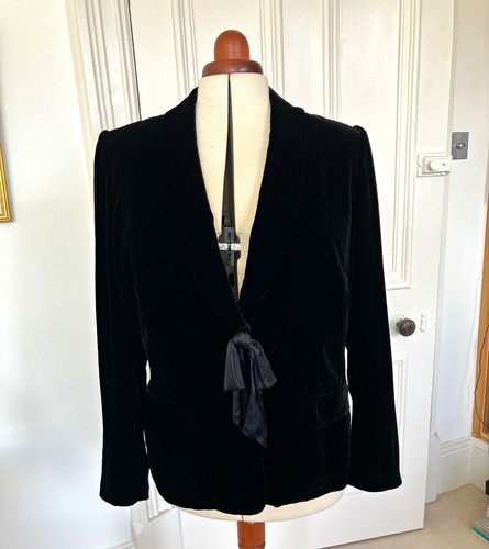 Hobbs black velvet lined - black,