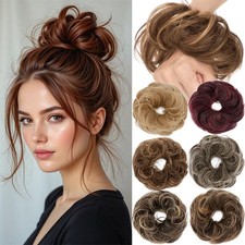 Curly Messy Bun Real Remy