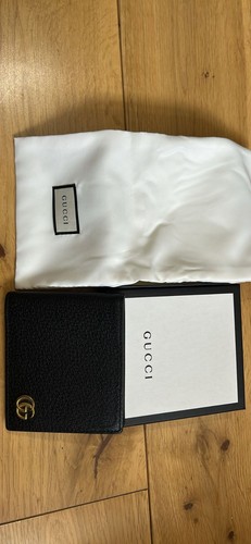 Gucci black leather - gg,