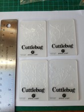 4 Mini Embossing Folders By Cuttlebug