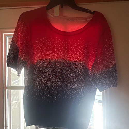 Talbots petites red - talbots, red/black