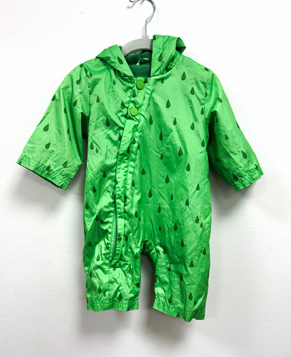 Green frog hooded snowsuit - green,