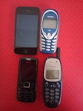 Retro Mobile Phones X4 iPhone, Nokia Etc Parts Or Repair