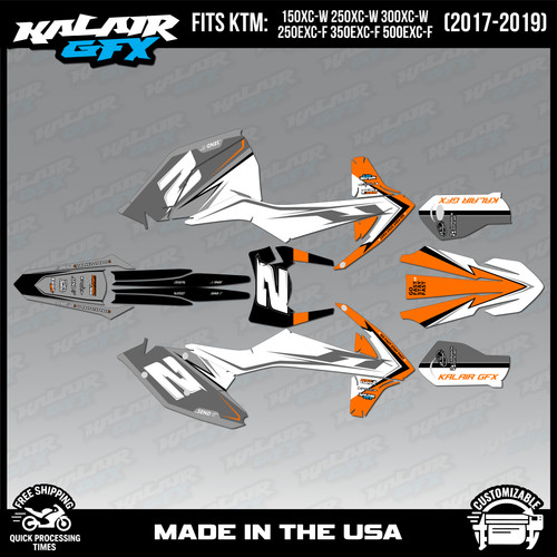 Graphics kit for ktm - graphics,