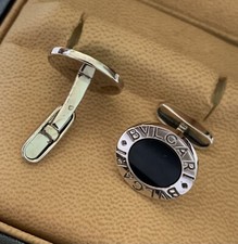 GENUINE BVLGARI 925 STERLING SILVER CUFFLINKS