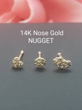 NUGGET 14K Solid Yellow Gold 
