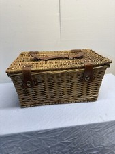 Vintage retro wicker picnic - vintage,