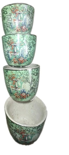 Hand painted sake cups - 4,