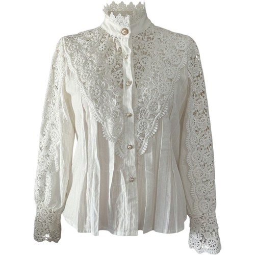 White victorian lace - lace, blouse