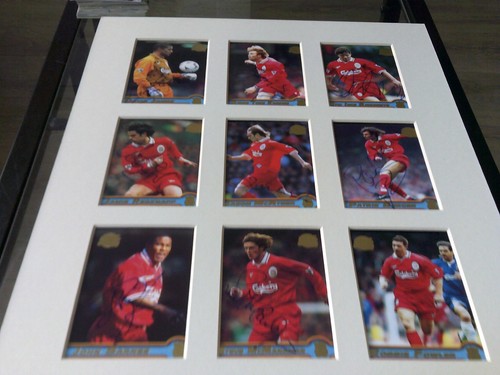 Liverpool signed and mounted - and,