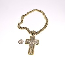 18K Gold Last Supper CZ