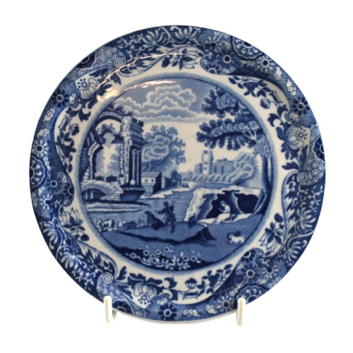 Spode italian teapot - italian, stand