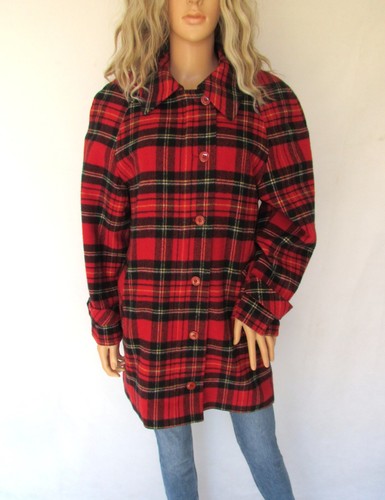 Red tartan plaid - , checked