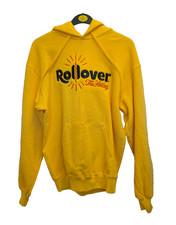 Rollover hotdog yellow novelty promotional hoodie size M