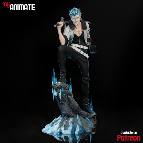 Grimmjow bleach anime 3d - -,