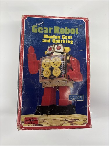 Vintage gear robot wind - gear, up