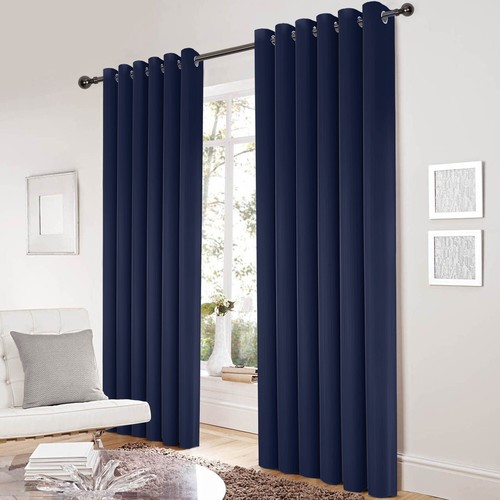 Blackout eyelet curtains - blackout,